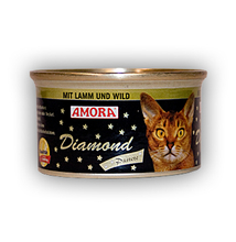 Amora Diamond Katze Lamm+Wild, (bárány + vadhús ízű) konzerv macskáknak, 200 g