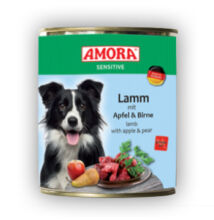 Amora Sensitive Hund Lamm/Apfel+Birne, konzerv kutyáknak, 400 g