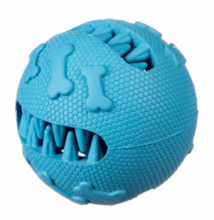 Barry King jutifalat adagoló extra erős gumijáték labda, kék 7,6 cm