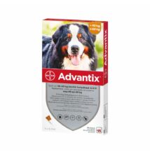 Advantix spot on kutyáknak 40-60 kg-ig, 4 x 6 ml kullancsok, bolhák és lepkeszúnyogok ellen