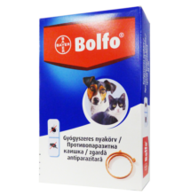 Bolfo bolha és kullancs elleni nyakörv macskák és kistestű kutyák részére 38 cm
