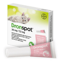 Dronspot féreghajtó spot-on kölyök és kistestű macskáknak 0,5-2,5kg 2x0,35ml