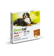 Drontal Plus 35 kg tabletta nagytestű kutyák részére 2 tabletta/ doboz