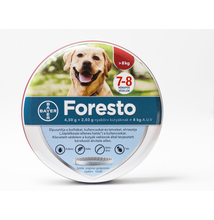 Foresto 70 cm nyakörv, 8 kg feletti testtömegű kutyák részére, kullancsok és bolhák ellen