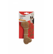 Bambuszos és PP anyagú csont formájú játék kutyák részére 17 cm