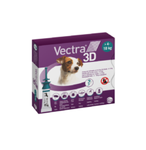 Vectra 3 D Spot-on rácsepegtető oldat 4-10 kg-os kutyák részére, 1 doboz / 3 pipetta