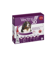 Vectra 3 D XL-es (40-60 kg) rácsepegtető oldat óriás testű kutyáknak, 3 pipetta