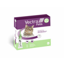 Vectra 3 D Spot-on  rácsepegtető oldat macskák részére, 1 doboz / 3 pipetta