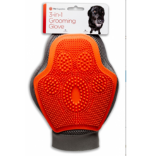Pet Supplies 3-in-1 Grooming Glove Dog – mosó, masszírozó és szőrfelszedő kesztyű 