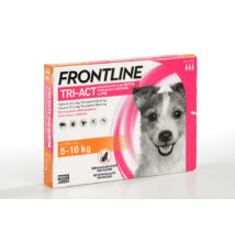 Frontline TRI-ACT spot -on oldat S-es 5-10  kg-os kutyák részére 3 x 1 ml
