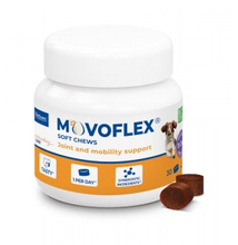 Movoflex ízületvédő rágótabletta tojáshéj membránnal – M méret, 15-35kg között