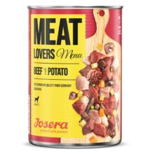Josera Dog Meat Lovers MENU  BEEF & POTATO 400 g. konzerv felnőtt kutyák részére