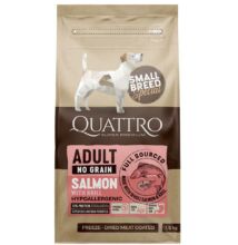 QUATTRO Dog Small Breed Adult SALMON & Krill 1,5 kg