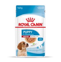 Royal Canin Wet Medium Puppy alutasakos eledel – 10x140g