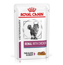 Royal Canin Renal Feline 85 g, 3 ízben - csirkés