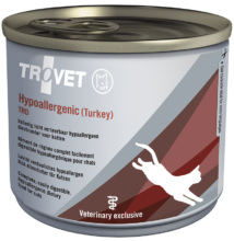 TROVET Hypoallergenic TURKEY&RICE Diet/TRD macskáknak 200 g konzerv