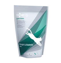 TROVET WEIGH&amp;TDIABETIC./WRD CAT száraztáp macskák részére, 500g