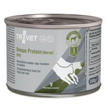 TROVET UNIQUE ROTEIN HORSE/ UPH 200 g Hypoallergén ( monoprotein) konzerv kutyáknak és macskáknak