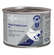 TROVET UNIQUE PROTEIN RABBIT /UPR  200 g Hipoallergén monoprotein konzerv kutyáknak és macskáknak
