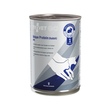 TROVET UNIQUE PROTEIN RABBIT /UPR  400 g Hipoallergén monoprotein konzerv kutyáknak és macskáknak