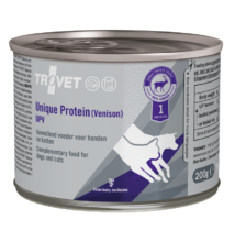 TROVET Unique Protein UPV Venison 200 g hipoallergén (monoprotein) konzerv kutyáknak és macskáknak