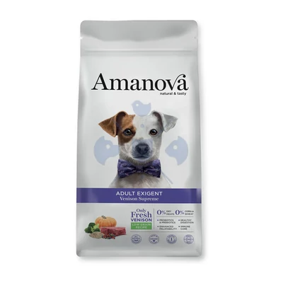 AmaNova Dog Adult Exigent All Breeds Venison & Pumpkin 10kg