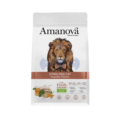 AmaNova Cat LG Sterilised Exquisite Chicken & Quinoa 6 kg