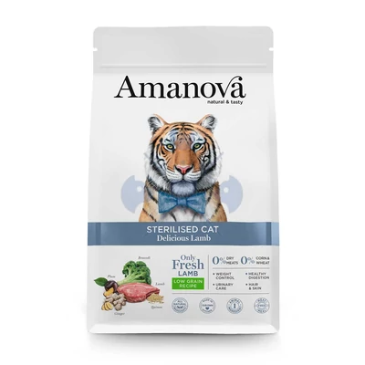 AmaNova Cat LG Sterilised Delicious Lamb & Quinoa  300g