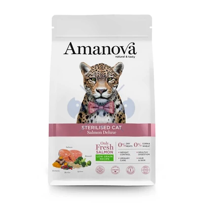 AmaNova Cat LG Sterilised Salmon Deluxe 1,5 kg