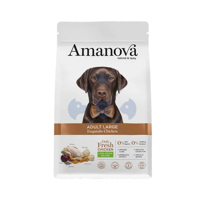 AmaNova Dog LG Large Adult Exquisite Chicken & Quinoa 12 kg