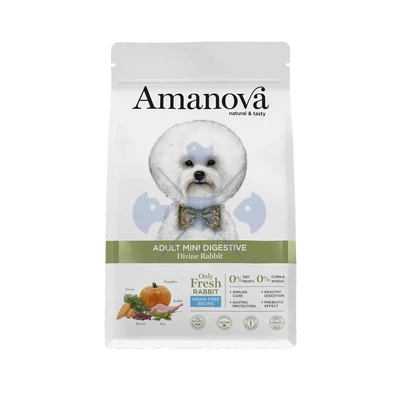 AmaNova Dog Mini Adult Digestive Divine Rabbit 7 kg