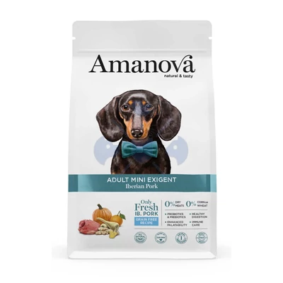 AmaNova Dog Mini Adult Exigent Iberian Pork & Pumpkin 7kg