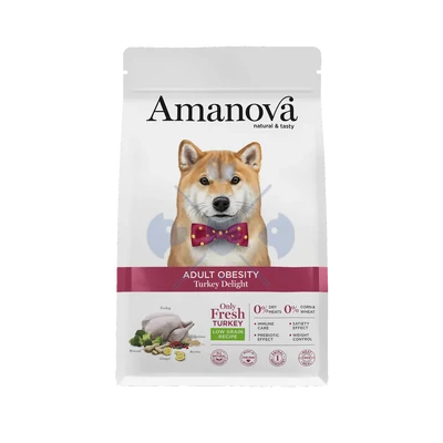 AmaNova Dog Adult Obesity All Breeds Turkey Delight 10 kg