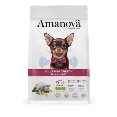 Amanova Dog Mini Adult Obesity Turkey Delight 2 kg
