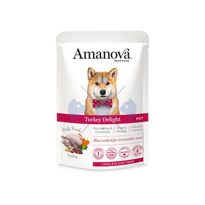 Amanova Dog GF Pouch Adult Turkey Delight P07 300 g