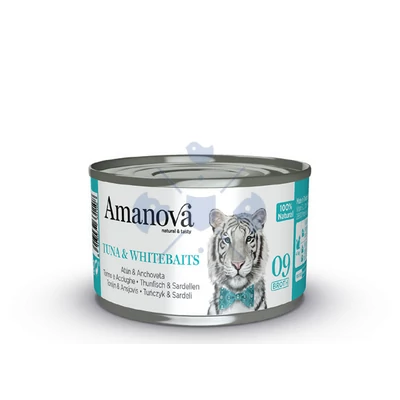 AmaNova Cat P09 Canned Tuna Whitebaits Broth 70g