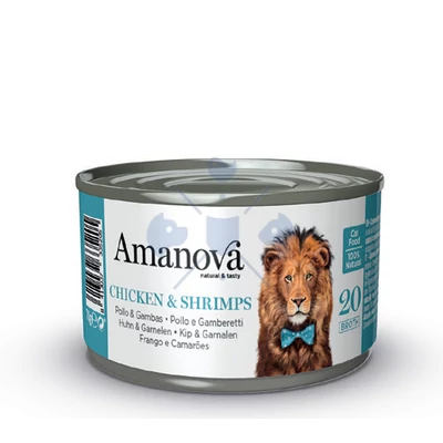 AmaNova Cat P20 Canned Chicken & Shrimps Broth 70g