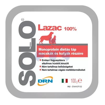 Solo táp 100% lazac 100g