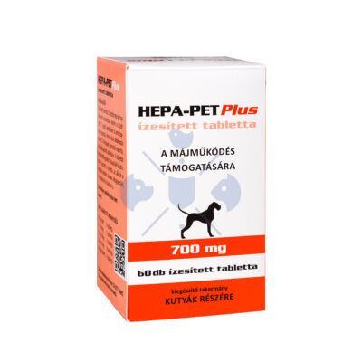 Hepa Pet Plus ízesített tabletta, 700 mg 60 db.