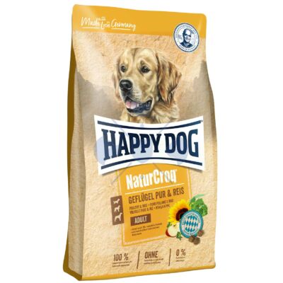 Happy Dog NaturCroq Geflügel Pur and Reis 4kg