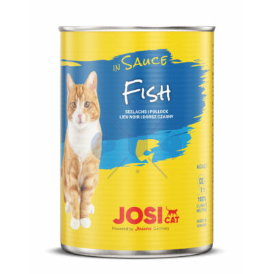 JosiCat Hal szószban 415 g konzerv felnőtt macskák részére
