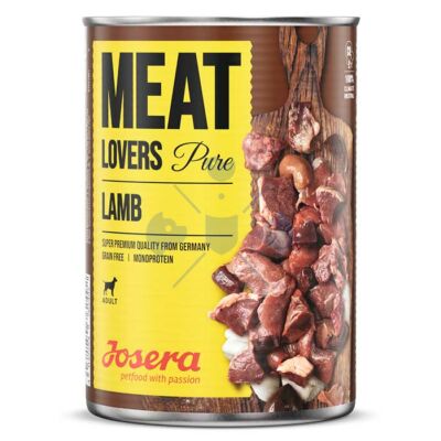 Josera Dog Meat Lovers PURE Lamb 400 g konzerv felnőtt kutyák részére