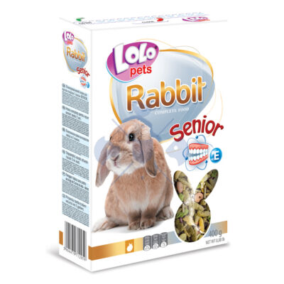 Lolo Rabbit Senior - Idős  nyulak részére 5 éves kor felett  400 g