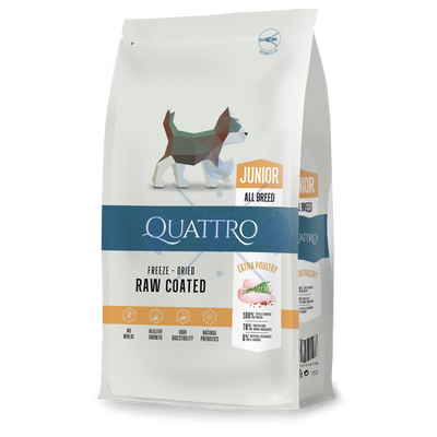 QUATTRO Dog Premium All Breed Junior Extra Poultry 7 kg