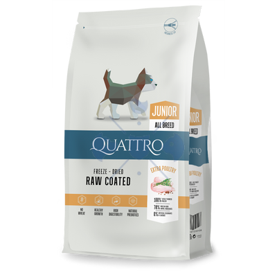 QUATTRO Dog All Breed Junior csirke 1,5kg