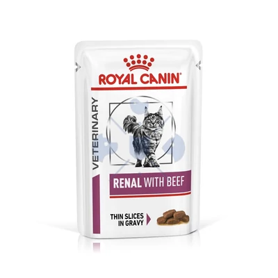Royal Canin Feline Renal Beef alutasakos eledel – 12x85g
