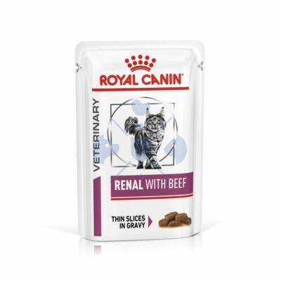 Royal Canin Feline Renal Beef alutasakos eledel – 12x85g