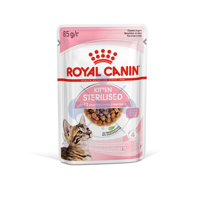 Royal Canin Kitten Sterilised alutasakos eledel – 12x85g