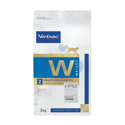 Virbac HPM Diet Cat Weight 2 Loss & Control – W2 3kg