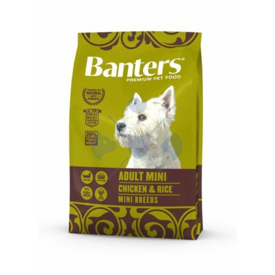 Visan Banters Dog Adult Mini Breed Chicken and Rice 3kg